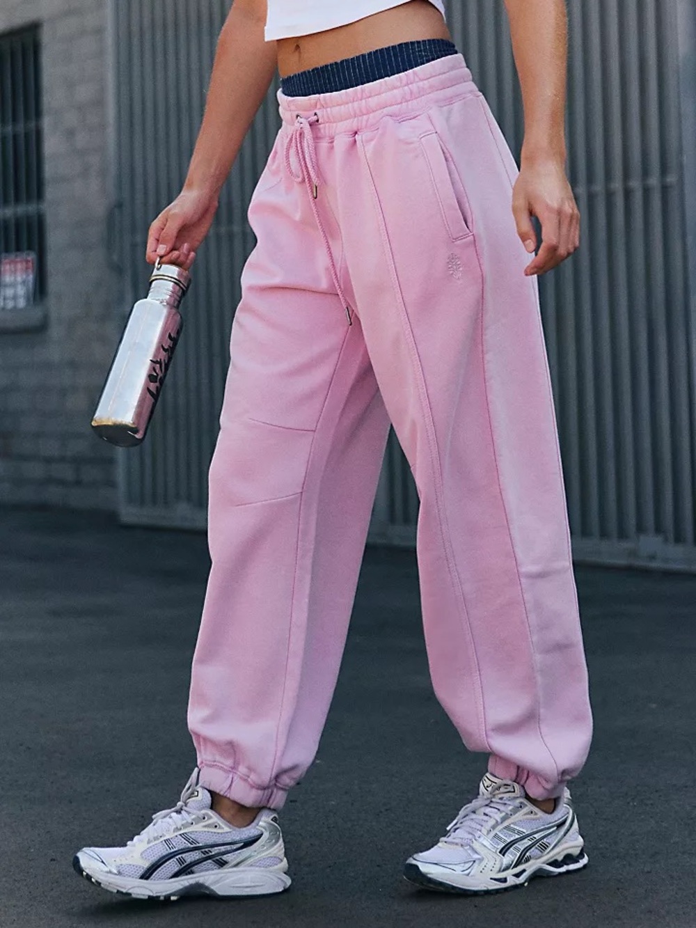 Free People Movement sprint to the finish pink sweatpants (see measurements)